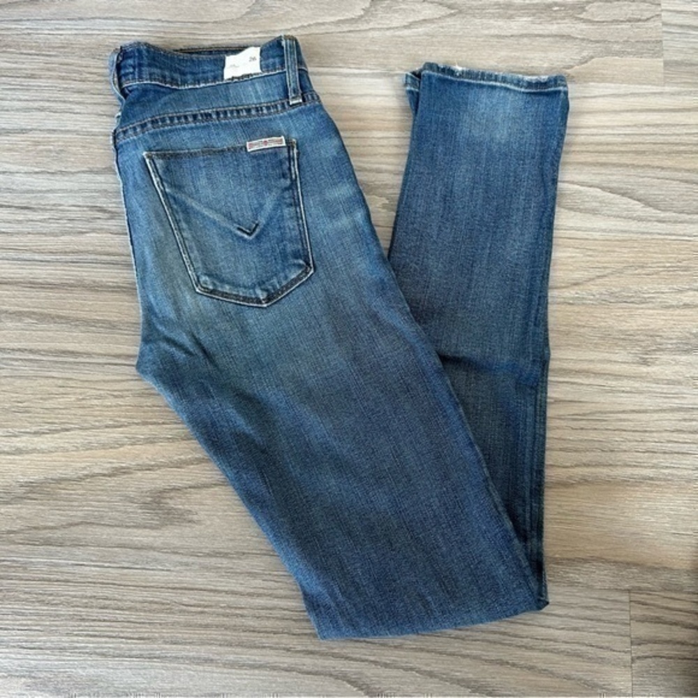 πHudson Gia Midrise skinny distressed wash jeans π 26 - Picture 13 of 13